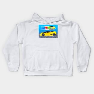 Concept Car  S - 200 - Yellow Kids Hoodie